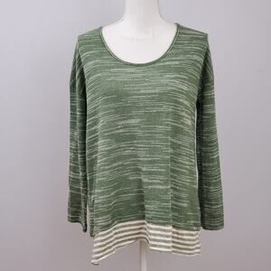 Umgee Green Long Sleeve Blouse